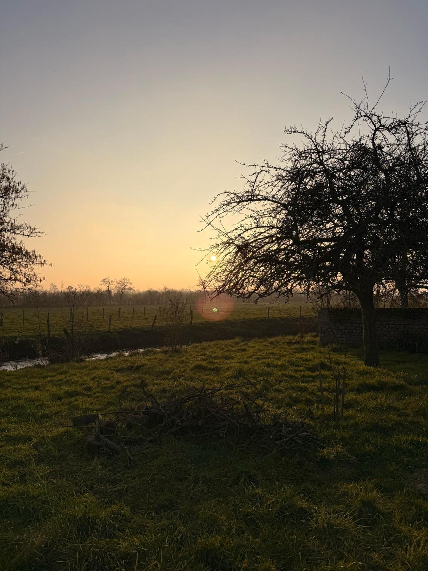 Le Beau Moulin Bed & Breakfast Trevieres Bagian luar foto